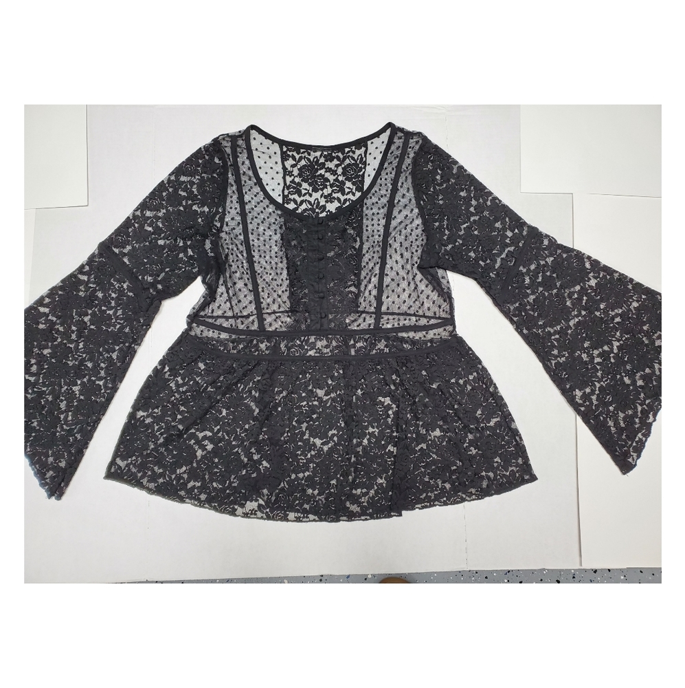 Gothic thrilling long sleeves bell top - Picture 7 of 11